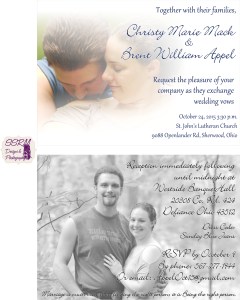 Appel & Mack Wedding Invites 1